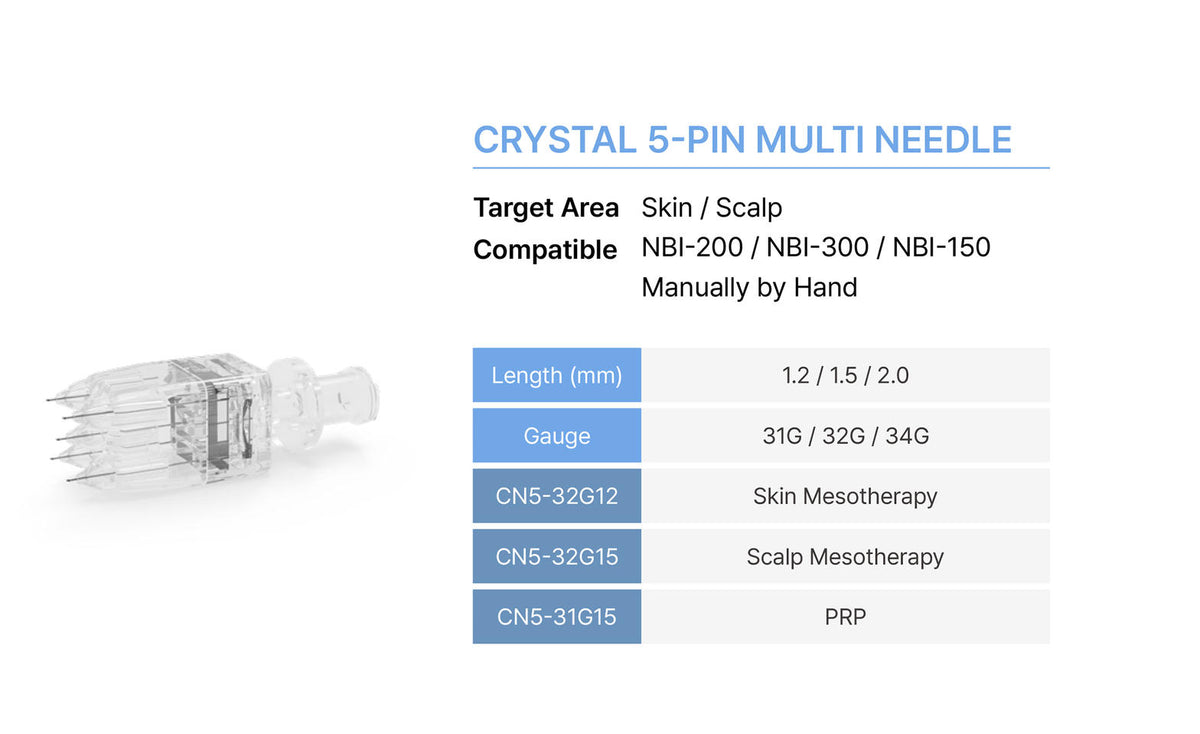 Crystal 5-pin Multi Needle 2.0mm